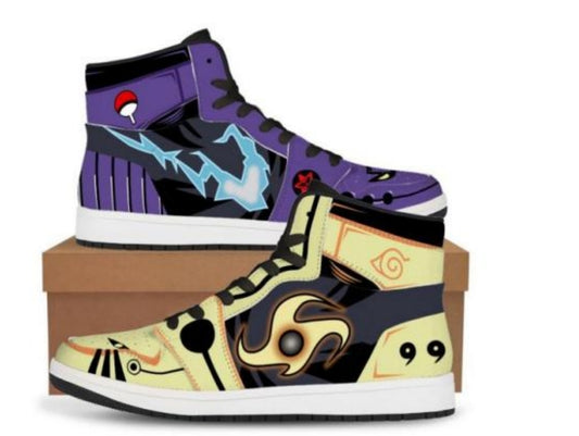 Naruto Sasuke X Naruto High-Top Sneakers