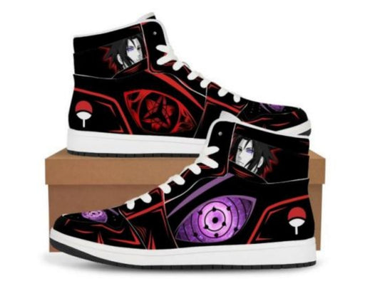 Naruto Sharingan X Rinnegan High-Top Sneakers
