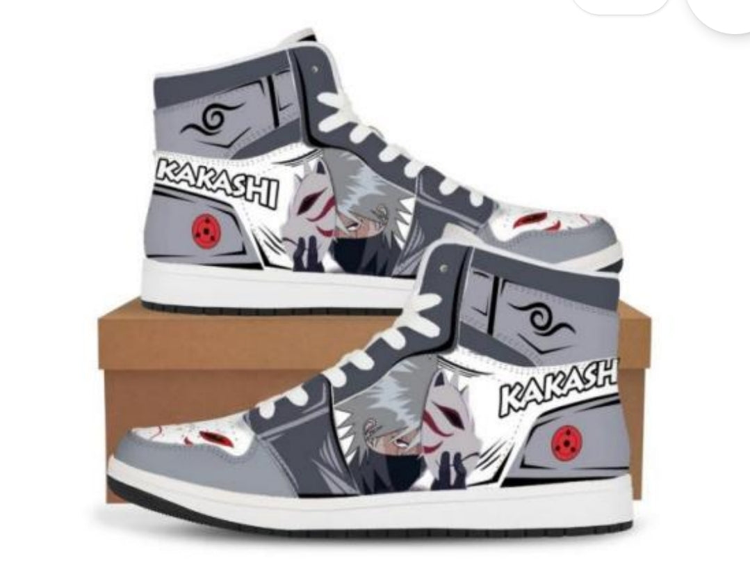 Naruto Anubu Kakashi High-Top Sneakers