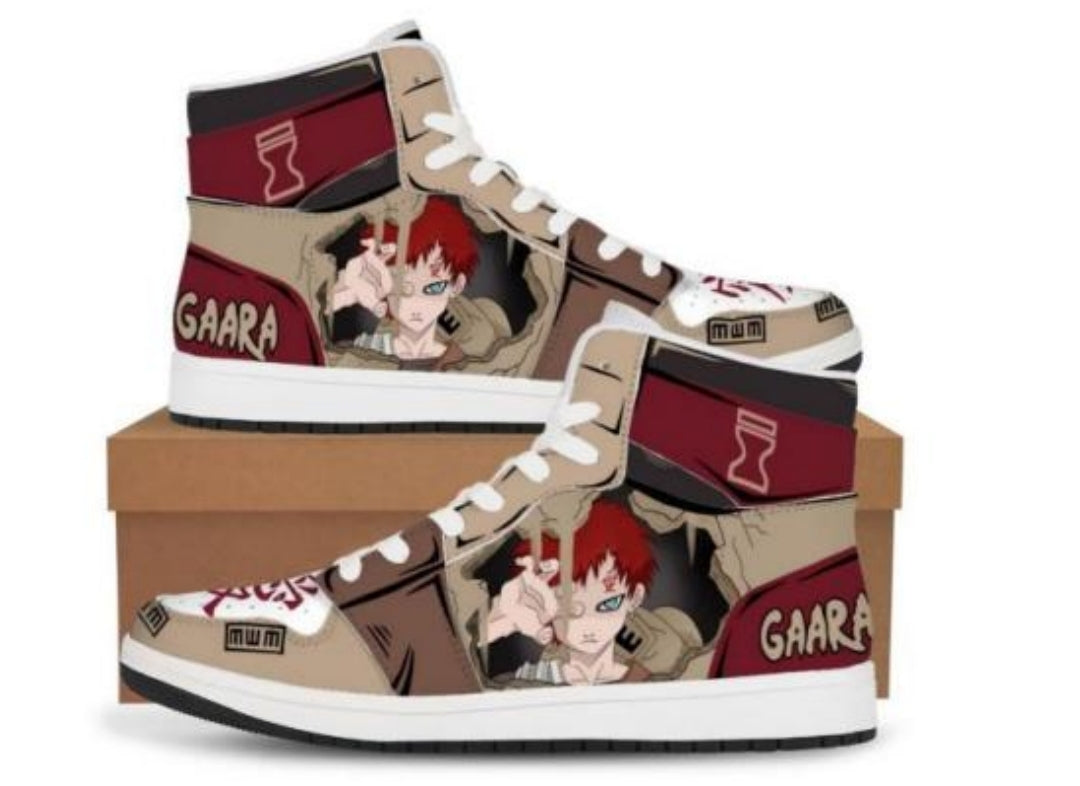 Naruto Gara High-Top Sneakers