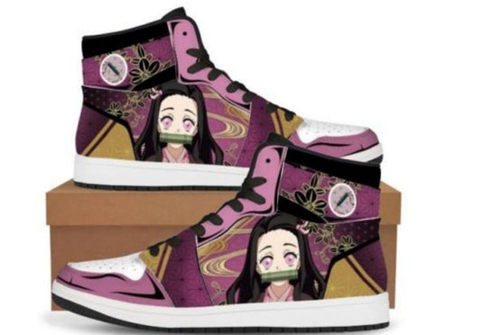 Demon slayer Nezuko High-Top Sneakers