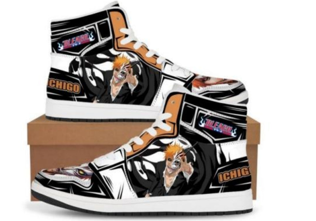 Bleach Ichigo Hollow Mask High-Top Sneakers