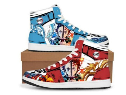 Demon Slayer Tanjiro High-Top Sneakers