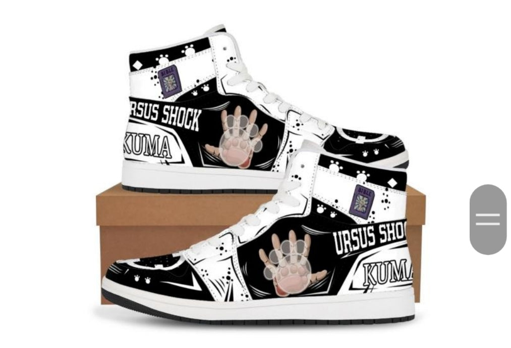 One Piece Kuma Ursus Shock High Top Sneakers