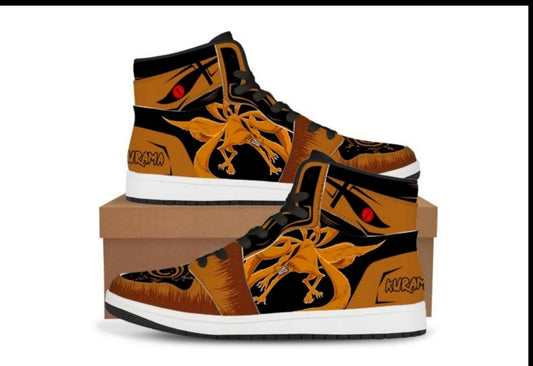 Naruto Kurama High Top Sneakers