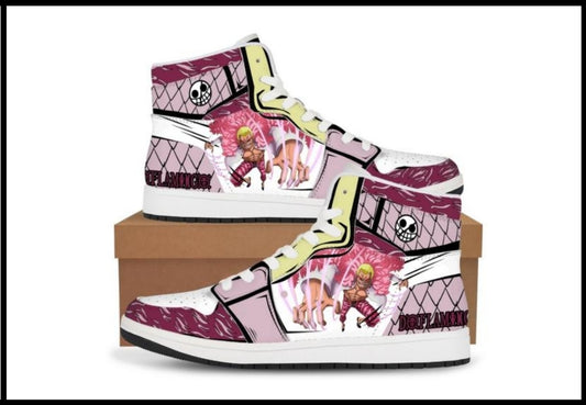 One Piece Doflamingo High Top Sneakers