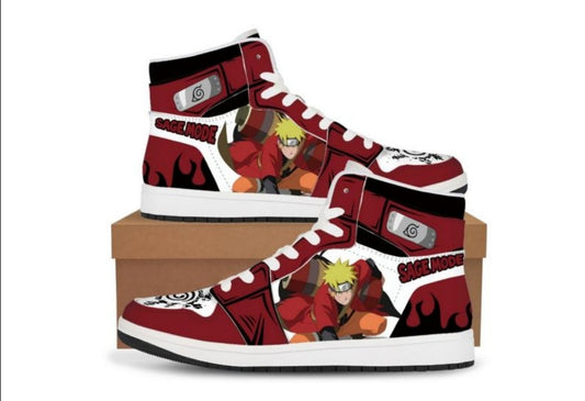 Naruto Sage Mode High Top Sneakers