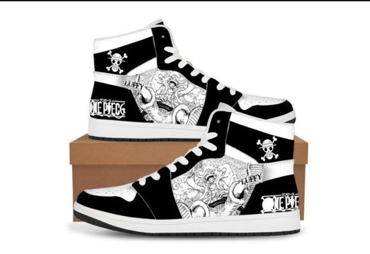 One Piece Luffy 5th Gear Manga High Top Sneakers