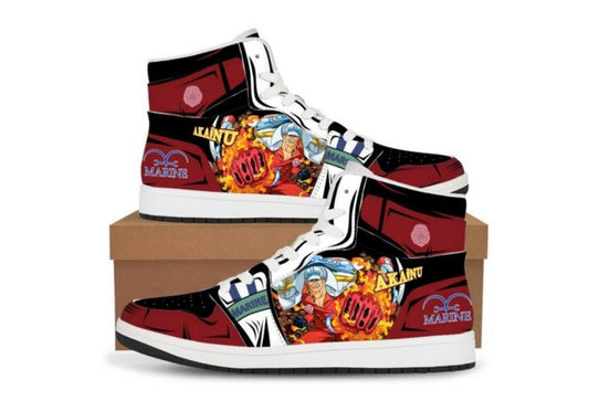 One Peice Akainu High-Top Sneakers
