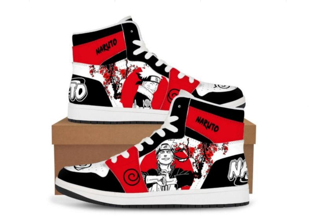 Naruto Cherry Blossom High Top Sneakers