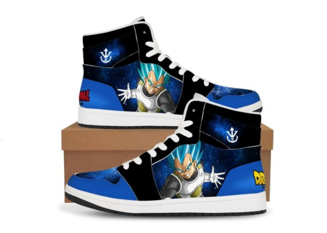 Dragon Ball Vegeta SSJ God High Top Sneakers