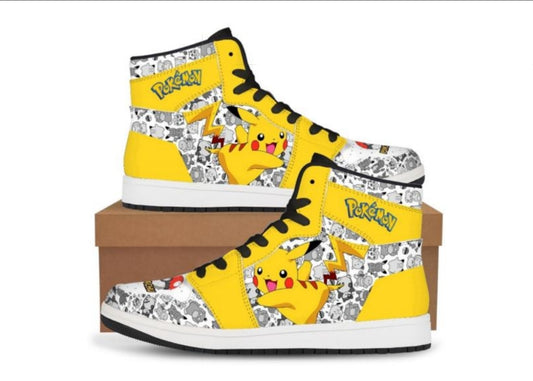 Pokemon Pikachu High Top Sneakers