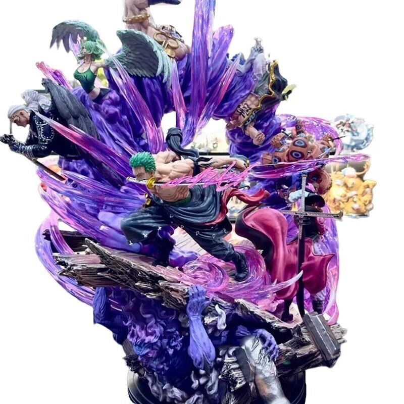 24CM One Piece Zoro Onigashima King Of Hell Statue