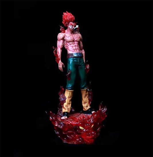 40 CM Might Guy Naruto Eight Gates Action Figure With LED Box