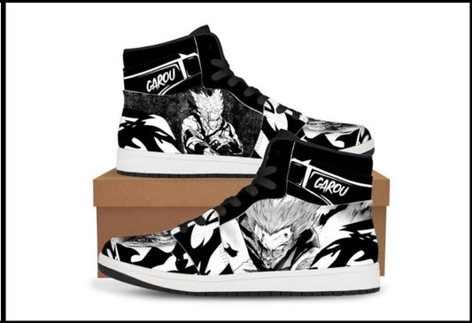 One Punch Man Garou Manga High Top Sneakers