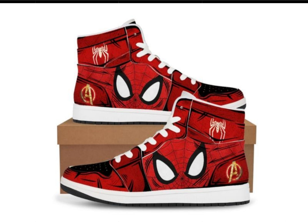 Spiderman Avengers High Top Sneakers