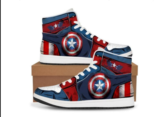 Captain America High Top Sneakers