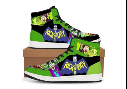 Rick & Morty Batman x Joker High Top Sneakers