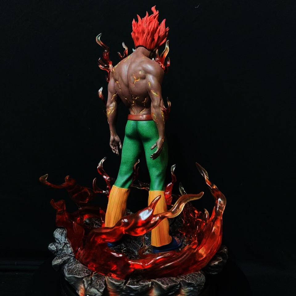 40 CM Might Guy Naruto Eight Gates Action Figure With LED Box